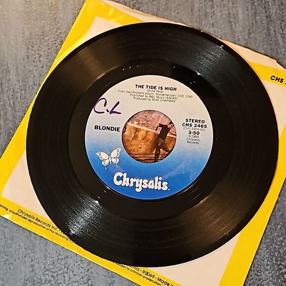 Blondie The Tide is High Vinyl 45 Record - Picture 6 of 6